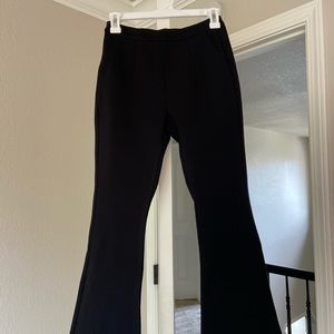Black flare pants